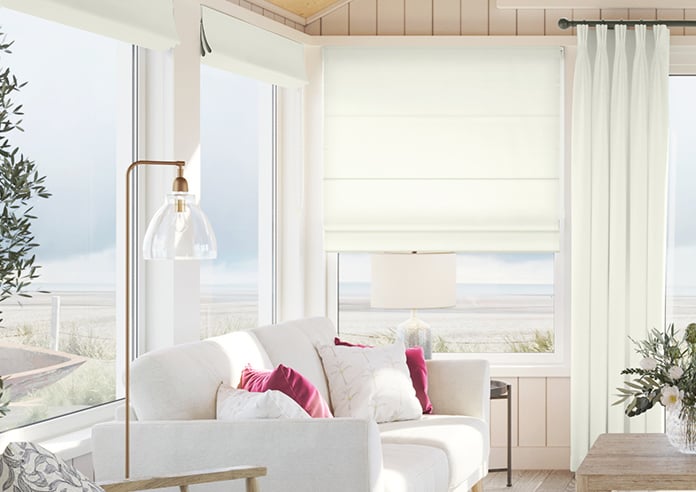 Hartford, Calm White - Roman Blind - Image 3